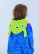 Кігурумі прибулець з Історії Іграшок для дівчат Kigurumi плюшева піжама на блискавці для дітей і підлітків 145-155 см синій (2075K1154) - зображення 9