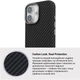 Чехол для смартфона ArmorStandart LikeCarbon2 MagCase для Apple iPhone 17 Carbon Black (ARM86257) - изображение 7