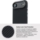 Чехол для смартфона ArmorStandart LikeCarbon2 MagCase для Apple iPhone Air Carbon Black (ARM86260) - изображение 7