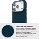 Чехол для смартфона ArmorStandart LikeCarbon2 MagCase для Apple iPhone 17 Pro Max Kevlar/Dark Blue (ARM88553) - изображение 7
