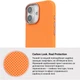 Чохол для смартфона Apple iPhone 17 ArmorStandart LikeCarbon2 SE MagCase Kevlar/Orange/Rose Gold (ARM89167) - зображення 7