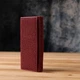 Кошелек женский STINGRAY LEATHER 18097 из натуральной кожи морского ската Бордовый - изображение 9