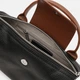 Сумка жіноча Borsa Leather K17108bl-black - зображення 5