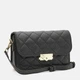 Женская кожаная сумка Borsa Leather K12202bl-black - изображение 2