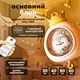 Музыкальный мобиль на кроватку с проекцией весёлых зверят Sleepy Pingvi, ночник, проектор и пульт управления, бежевый - изображение 3