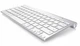 Бездротова клавіатура Aplic Bluetooth 3.0 Silver Slim Design - изображение 1