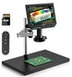 Цифровий мікроскоп TOMLOV 4K TM4K 8" HDMI з поворотним кронштейном 360°, відеомікроскоп для ремонту електроніки та телефонів - изображение 1