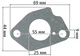 Прокладка карбюратора мотоблока 177F/188F (9/13Hp), gen1836 - зображення 4