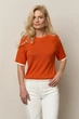 Женский топ 2918 ТМ Triko Bakh 50-52 оранжевый (2918_orange_1) - изображение 4