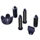Фен-стайлер VGR 7 в 1 V-477 DARK BLUE Professional 7 насадок 1400 Вт Синій - зображення 2