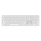 Беспроводная клавиатура и мышь Meetion C230 (для Mac и Windows, 108 клавиш, бесшумная мышь, 2.4G, Bluetooth, USB Type-C) - Белый - изображение 4
