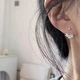 Сережки гвоздики серебристые три цветочка - изображение 2