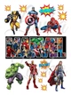 Декор на торт Супергерои Марвел Marvel вафельная бумага для торта съедобная печать на вафельной бумаге пищевая вафельная картинка плотная А4 1302264203 - изображение 1