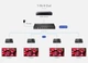 Розгалужувач-подовжувач 1 на 4 HDMI 4K 30Гц по витій парі Lenkeng LKV724P - зображення 3