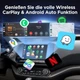 Автомобільний бездротовий адаптер DYUZO 2-в-1 для CarPlay і Android Auto, з позолоченим мідним інтерфейсом, USB-A/USB-C - зображення 3