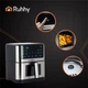 Мультипечь аэрофритюрница Ruhhy 8 л XXL антипригарная PTFE с сенсорным управлением 30 x 30 x 35 см (25512) - изображение 6