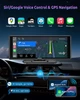 Автомобільний екран ESSGOO 10,26" монітор з CarPlay та Android Auto, дисплей з голосовим помічником, AUX, FM Карплей - зображення 4