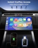 CarPlay бездротовий адаптер для iPhone, перетворення дротового карплей у бездротовий, iOS 12+, USB Type-C для айфону - зображення 3