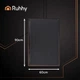 Придверний килимок Ruhhy 90 x 60 см сітчаста структура 3D, утримує бруд і вологу, нековзне дно Чорний (26185) - зображення 8