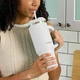 Термокружка с трубочкой Contigo Tumbler Streeterville 1182 мл Молочный (2212751) - изображение 5