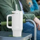 Термокружка с трубочкой Contigo Tumbler Streeterville 1182 мл Молочный (2212751) - изображение 6