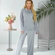 Жіноча туніка з коміром хомутом із ангори LadyLike 44 Сірий (ll2187070191383) - изображение 3