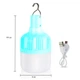 USB LED Лампа Фонарь 10W / 5В на аккумуляторе 500 mAh светильник подсветка фонарик, Белая - зображення 3