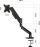 Настольное крепление для монитора Mealux ARM-10 - изображение 3