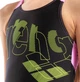Купальник закритий для дівчат Arena TALES SWIMSUIT V BACK Чорний 128 см (009085-590-128) - изображение 3