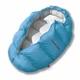 Теплый пуховой конверт для новорожденного "Baby Born EVO" голубой, ART-0000721 - изображение 2