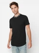 Футболка хлопковая длинная мужская Guess 221710181 L Черная (1159853844) - изображение 1