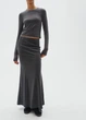 Спідниця H&M 10411 Темно-сірий L - зображення 1
