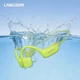 Костные беспроводные наушники Langsdom BE23 для плавания, бассейна и спорта, MP3 плеер 32GB памяти, IP68, Bluetooth, спортивные водонепроницаемые наушники Желтый - изображение 2