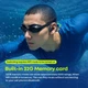 Костные беспроводные наушники Langsdom BE23 для плавания, бассейна и спорта, MP3 плеер 32GB памяти, IP68, Bluetooth, спортивные водонепроницаемые наушники Желтый - изображение 4