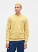Свитшот на флисе мужской GAP 376575134 XL Желтый (1159853946) - изображение 1