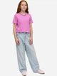 Детская футболка для девочки Puma Essentials Centered Cat Logo 69297274 122-128 см Mauve Pop (4069162376794) - изображение 3