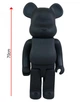 Фігурка Bearbrick Матова Чорна 70 см - изображение 4