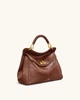 Жіноча сумка-тоут JW PEI Lucia Classic Top Handle Bag Coffee brown (123154) - зображення 3