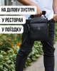 Кожаная барсетка 24х20х8, сумка для документов и гаджетов через плечо , черная - изображение 8