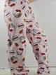 Штаны пижамные плюшевые Hello Kitty розового цвета, теплые домашние штаны Хэллоу Китти, S-M - изображение 4