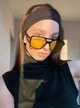 Сонцезахисні окуляри з жовтою лінзою та квадратною чорною оправою, іміджеві квадратні окуляри унісекс - зображення 4