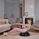 Балансувальна платформа (напівсфера) BOSU Hop-Sport HS-L058 чорна 58 см, для фітнесу, йоги, реабілітації, тренувань - зображення 12