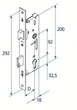 Замок Multisafe FUHR 803 92/45 мм для металлопластиковых дверей, без защелки (ACM3452B10SY) - изображение 3