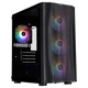 Корпус 1stPlayer X3-M-BK-4F1 Black без БП - изображение 1
