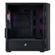 Корпус 1stPlayer X3-M-BK-4F1 Black без БП - изображение 4