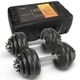 Гантелі металеві Cornix 2 x 15 кг набірні, в кейсі XR-0442 Black - зображення 1