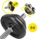 Гантели металлические Cornix 2 x 10 кг наборные, в кейсе XR-0441 Black - изображение 8
