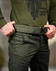 Тактичний ремінь Ranger Belt Attack Олива з системою MOLLE та пряжкою Cobra для зброї та спорядження - зображення 3