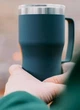 Термокружка Tribe Travel Mug 600 мл двостінна з нержавіючої сталі для авто і походів Blue - зображення 4