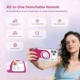 Магнитный держатель для смартфона MOCA с кольцевой LED подсветкой, съёмный Bluetooth-пульт, регулировка яркости, розовый - изображение 3